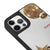 iPhone 12 Pro Disco Glam Telefon Kılıfı - Ayna - Siyah