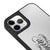 iPhone 11 Pro Noir Meow Telefon Kılıfı - Ayna - Siyah
