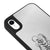 iPhone XR Noir Meow Telefon Kılıfı - Ayna - Siyah