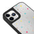 iPhone 11 Pro Candy Stars Telefon Kılıfı - Ayna - Siyah