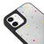 iPhone 12 Candy Stars Telefon Kılıfı - Ayna - Siyah