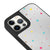 iPhone 12 Pro Max Candy Stars Telefon Kılıfı - Ayna - Siyah