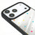 iPhone 17 Pro Max Candy Stars Telefon Kılıfı - Ayna - Siyah