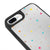 iPhone 7 Plus Candy Stars Telefon Kılıfı - Ayna - Siyah