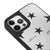 iPhone 12 Pro Midnight Sparkle Telefon Kılıfı - Ayna - Siyah