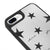 iPhone 7 Plus Midnight Sparkle Telefon Kılıfı - Ayna - Siyah