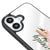 iPhone 17 Lily Love Telefon Kılıfı - Ayna - Siyah
