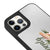 iPhone 12 Pro Lily Love Telefon Kılıfı - Ayna - Siyah