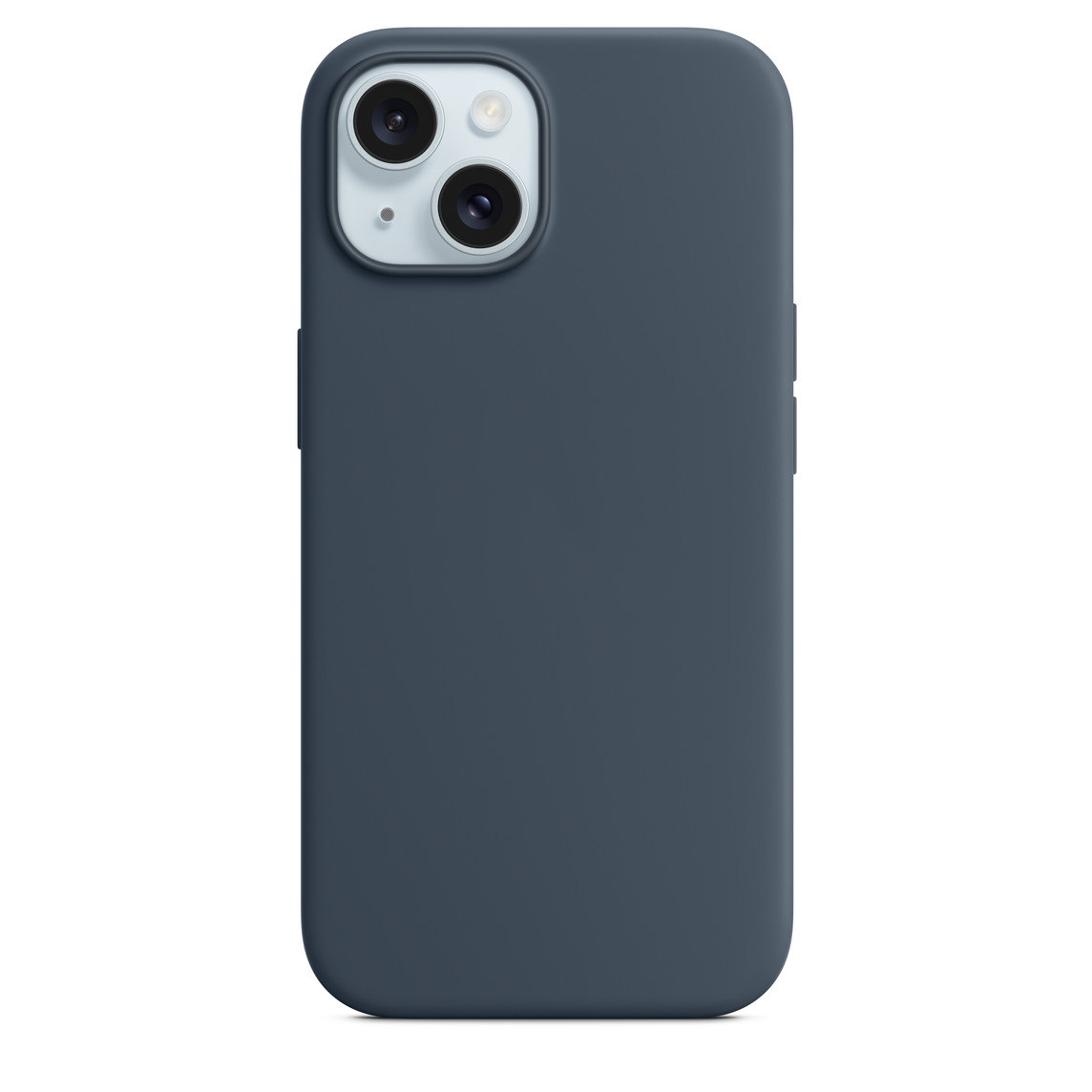 Apple iPhone 15 Plus Silikon Magsafe Case Fırtına Mavisi