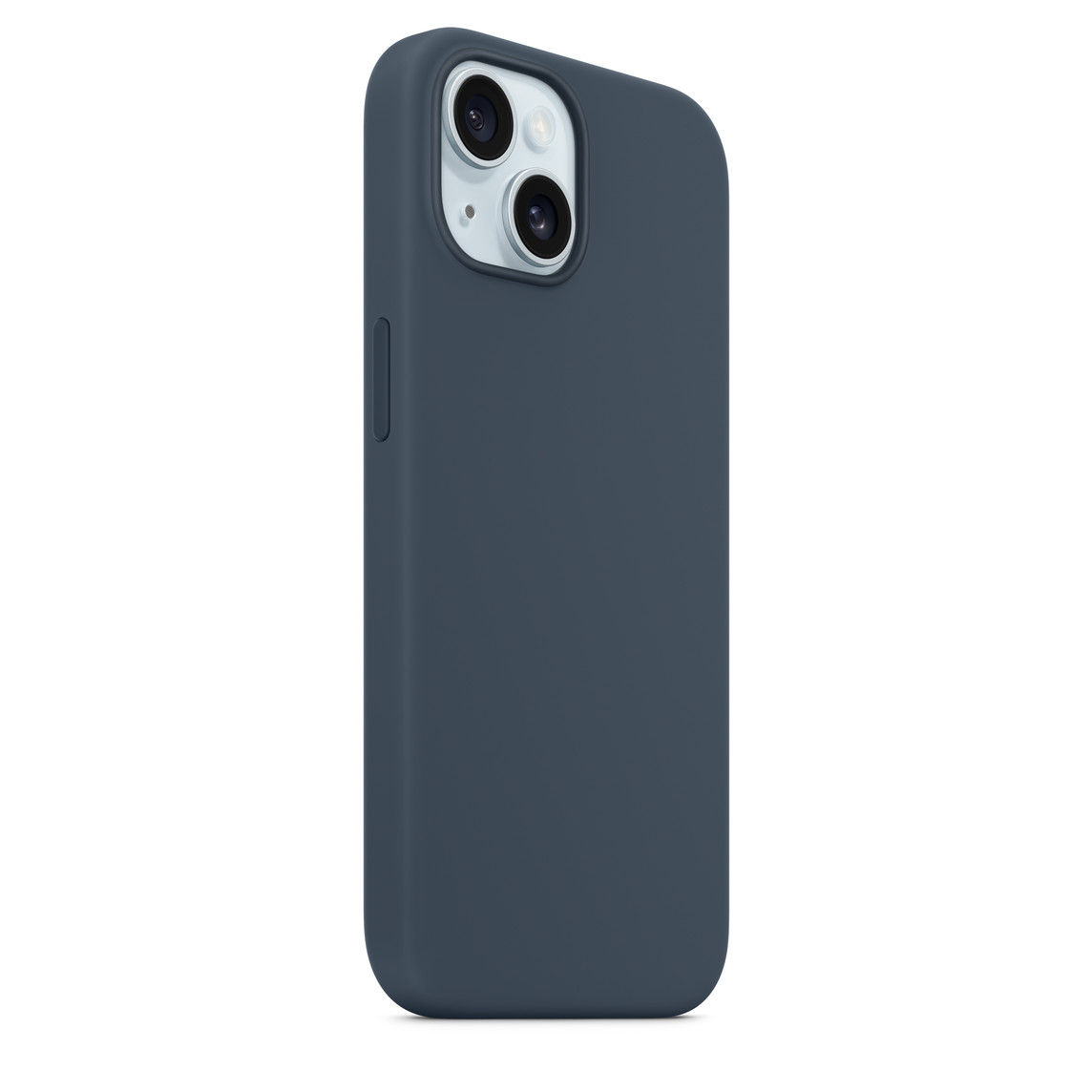 Apple iPhone 15 Plus Silikon Magsafe Case Fırtına Mavisi