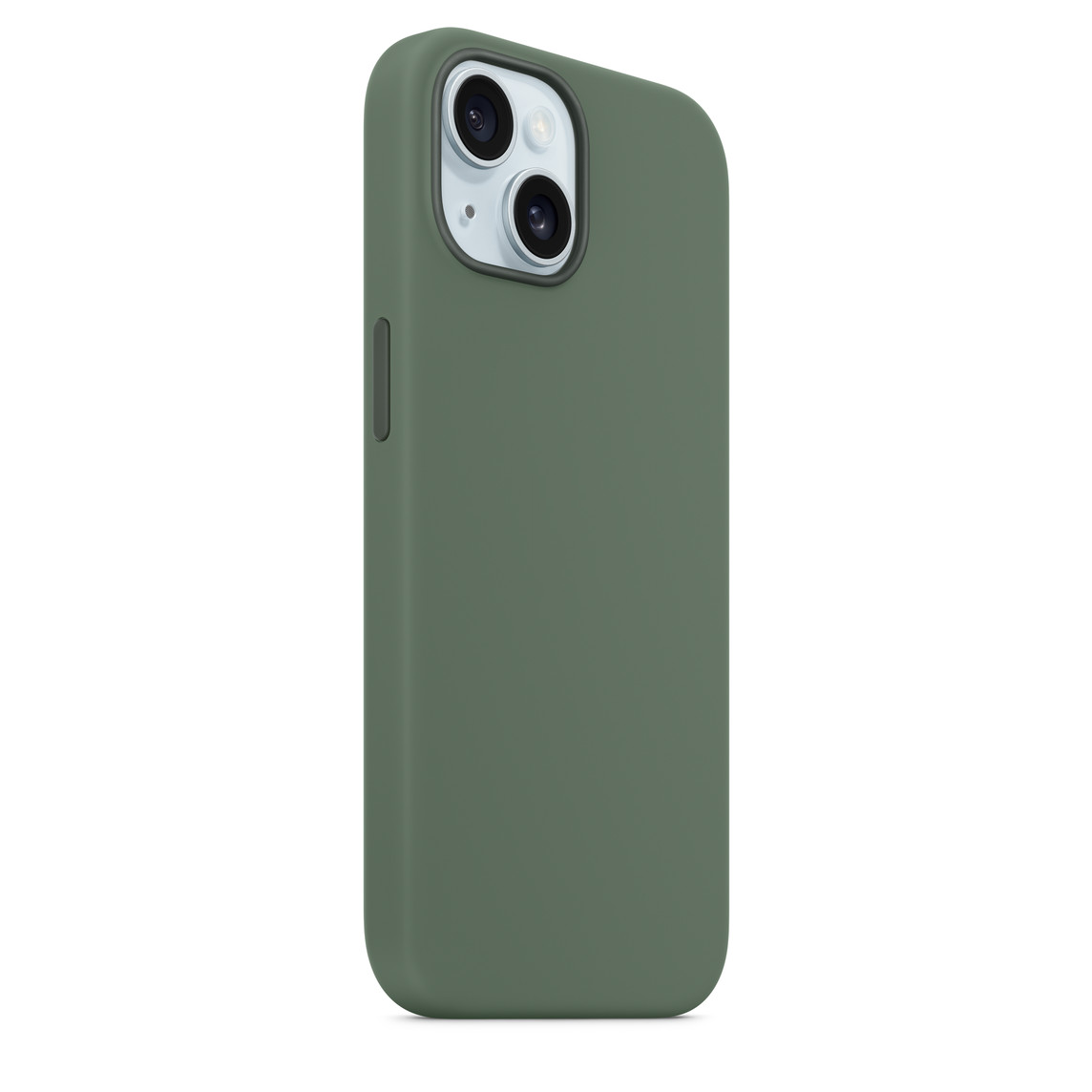 Apple iPhone 15 Plus Silikon Magsafe Case Kaktüs Yeşili