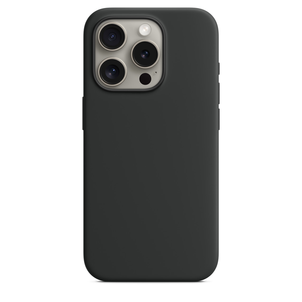 Apple iPhone 15 Pro Max Silikon Magsafe Case Siyah