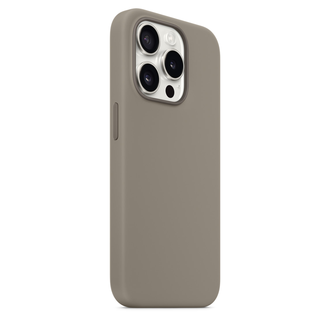 Apple iPhone 15 Pro Max Silikon Magsafe Case Kil Rengi