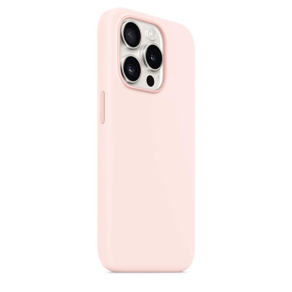Apple iPhone 15 Plus Silikon Magsafe Case Uçuk Pembe