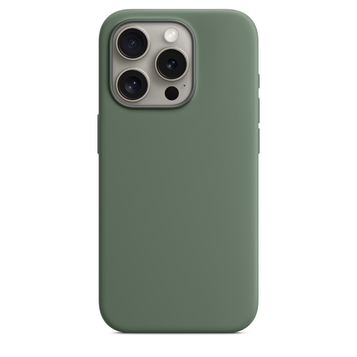 Apple iPhone 15 Pro Max Silikon Magsafe Case Kaktüs Yeşili