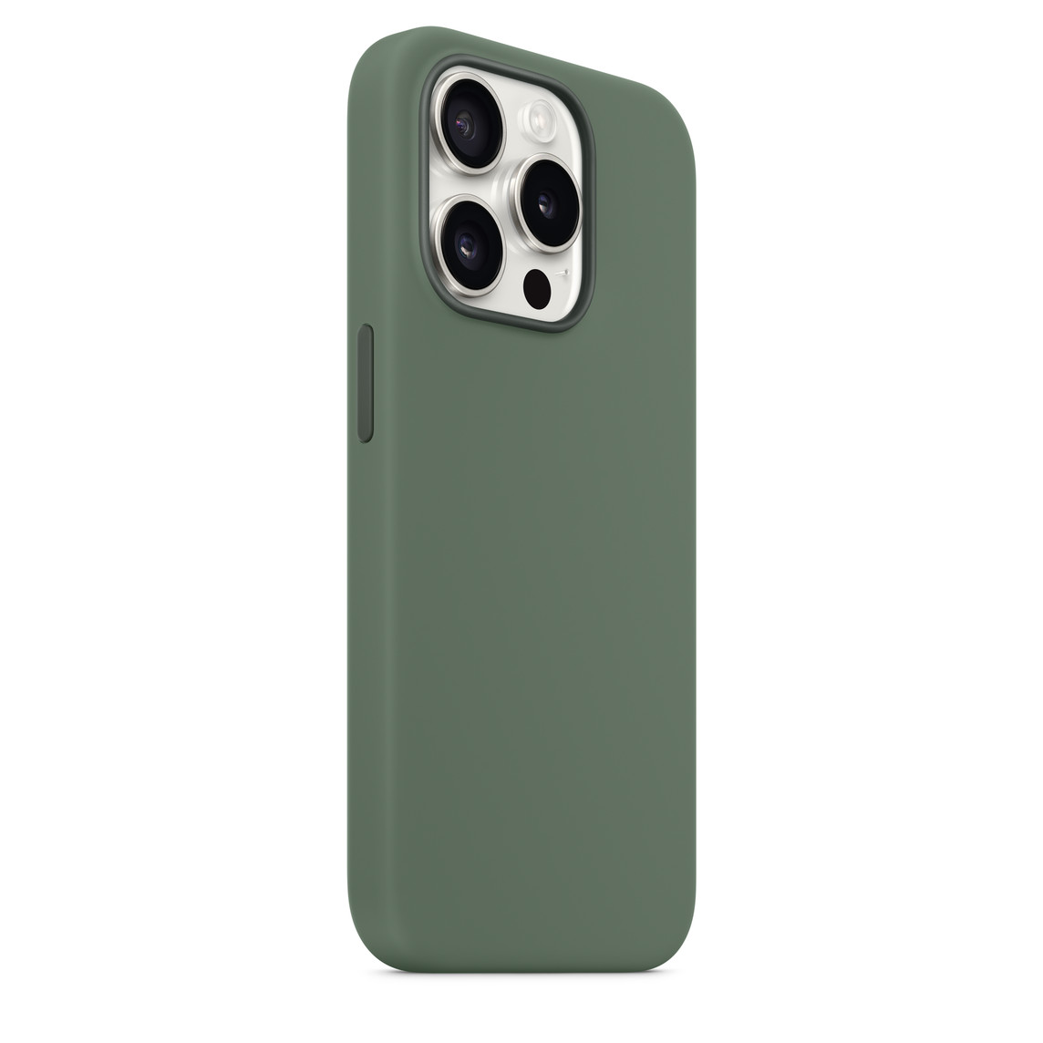Apple iPhone 15 Pro Max Silikon Magsafe Case Kaktüs Yeşili