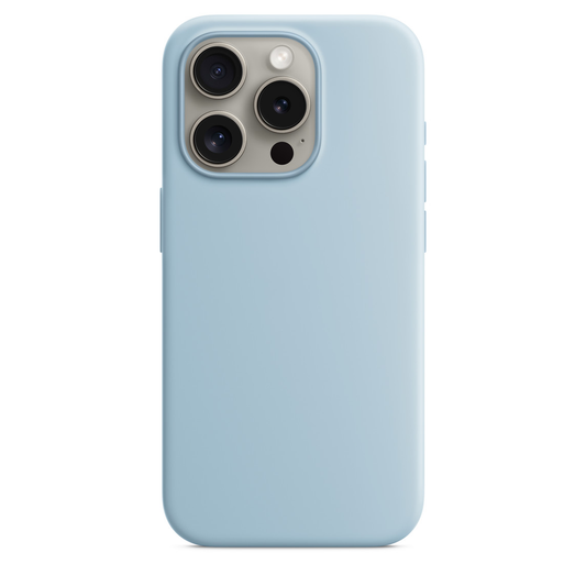 Apple iPhone 14 Pro Max Silikon Magsafe Case Açık Mavi