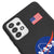Samsung A52 Nasa Usa Telefon Kılıfı - Renkli Silikon - Siyah