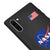 Samsung Note 10 Nasa Usa Telefon Kılıfı - Renkli Silikon - Siyah