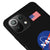 Xiaomi Mi 11 Lite Nasa Usa Telefon Kılıfı - Renkli Silikon - Siyah