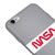 iPhone 6 Plus Nasa Logo Telefon Kılıfı - Renkli Silikon - Gri