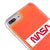 iPhone 8 Plus Nasa Logo Telefon Kılıfı - Neon - Turuncu