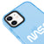 iPhone 12 Mini Nasa White Logo Telefon Kılıfı - Artycase - Azure