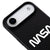 iPhone Air Nasa White Logo Telefon Kılıfı - Renkli Silikon - Siyah