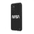 Samsung M23 5G Nasa White Logo Telefon Kılıfı - Renkli Silikon - Siyah
