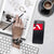 Samsung A14 Red Logo Nasa Telefon Kılıfı - Şeffaf - Saydam
