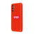 Samsung A56 5G Red Logo Nasa Telefon Kılıfı - Renkli Silikon - Kırmızı