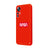 Xiaomi Mi 12 T Red Logo Nasa Telefon Kılıfı - Renkli Silikon - Kırmızı