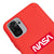XİAOMİ REDMİ NOTE 10 Red Logo Nasa Telefon Kılıfı - Renkli Silikon - Kırmızı