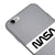 iPhone 6 Nasa Black Telefon Kılıfı - Renkli Silikon - Gri