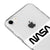 iPhone 8 Nasa Black Telefon Kılıfı - Şeffaf - Saydam