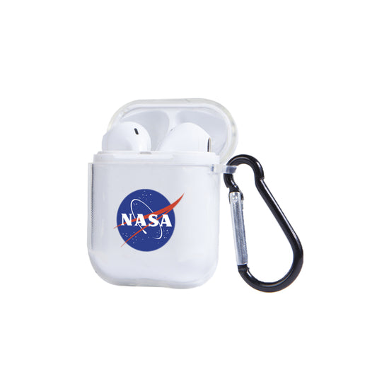 Apple AirPods Nasa Logo Şeffaf Kılıfı