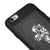 iPhone 6 Astronot Telefon Kılıfı - Renkli Silikon - Siyah