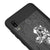 Samsung A20 Astronot Telefon Kılıfı - Renkli Silikon - Siyah