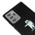 Samsung Note 20 Ultra Cosmonaut Telefon Kılıfı - Renkli Silikon - Siyah