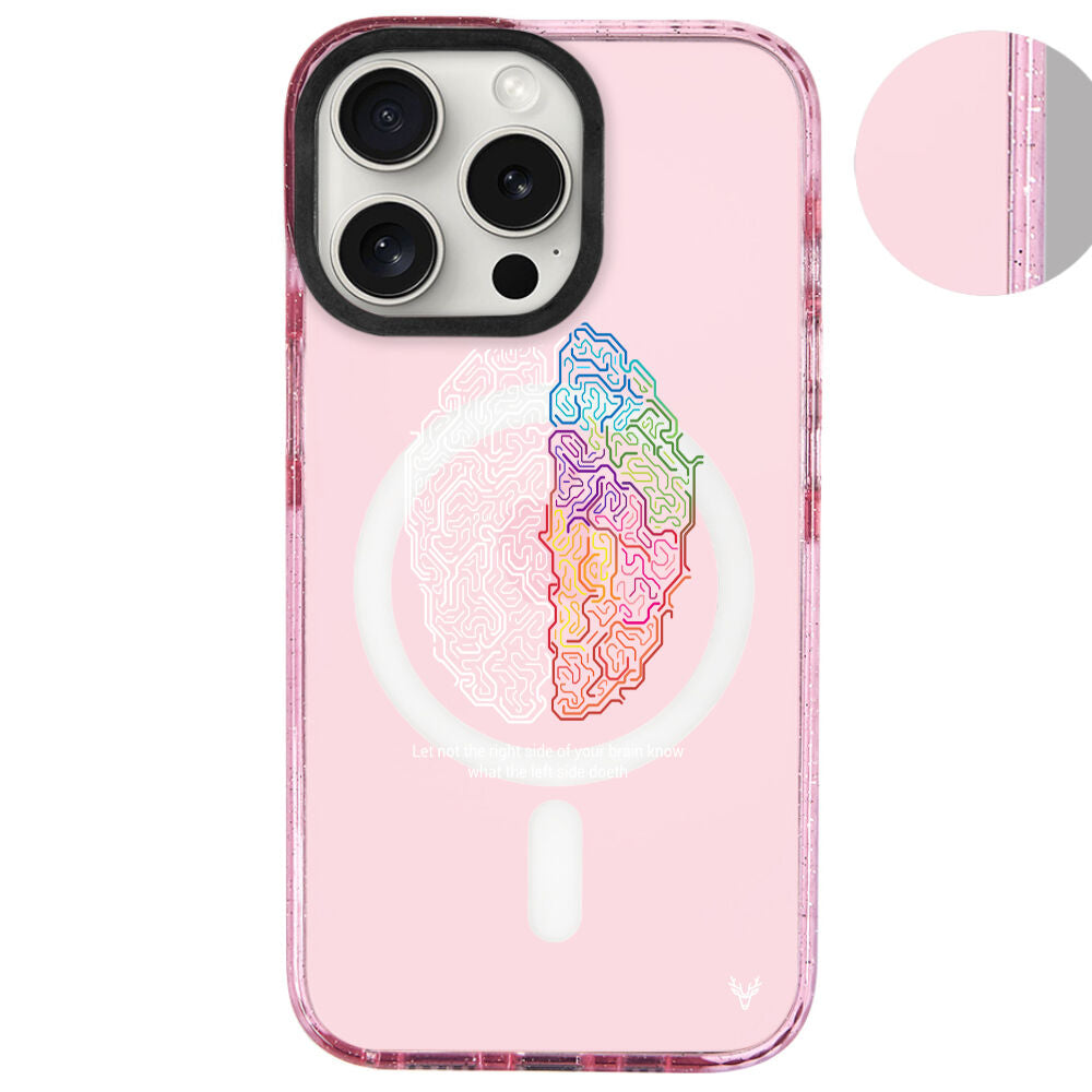 MagsafeliArtycaseSimliPembe
