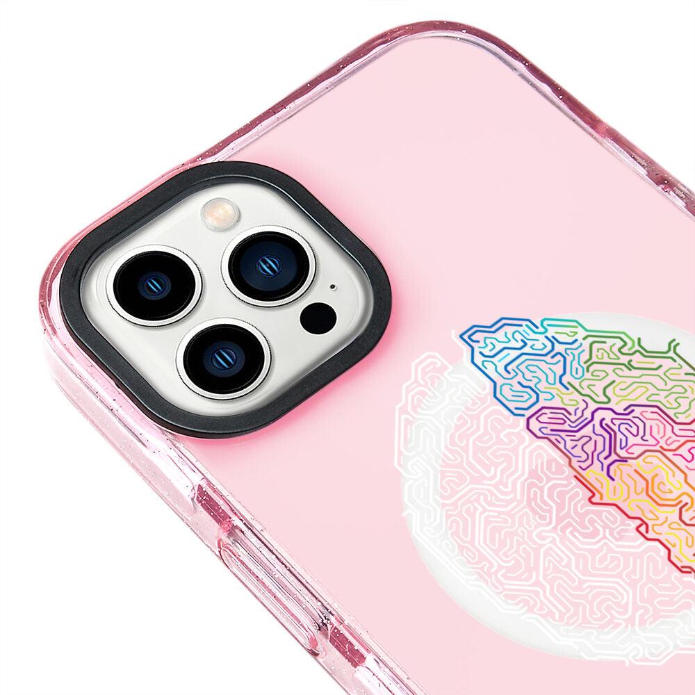 MagsafeliArtycaseSimliPembe