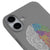 iPhone 17 Beyin Telefon Kılıfı - Renkli Silikon - Gri
