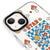 iPhone 14 Plus Stay Groovy Telefon Kılıfı - Artycase - Beyaz