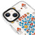 iPhone 15 Plus Stay Groovy Telefon Kılıfı - Magsafeli Artycase - Beyaz