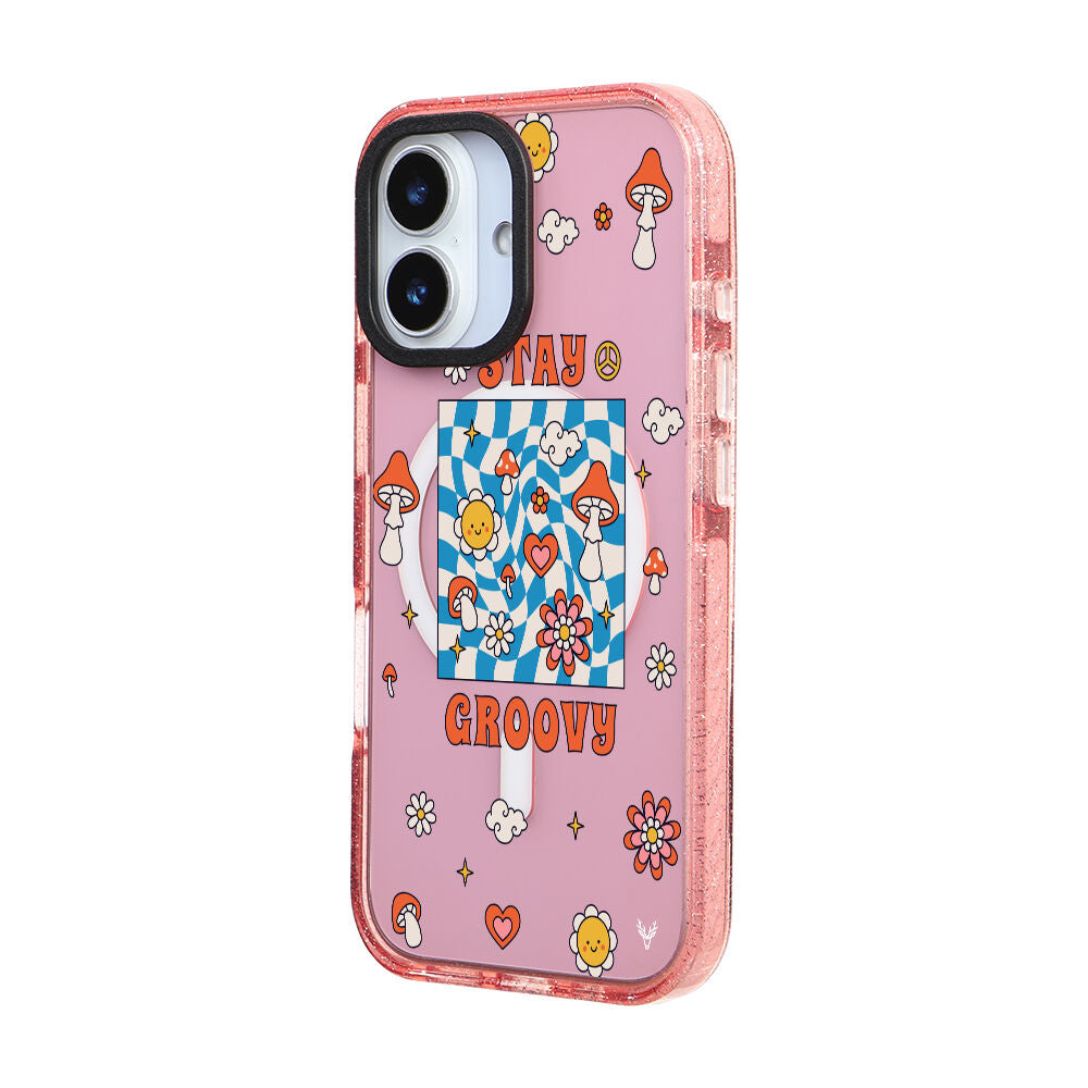 MagsafeliArtycaseSimliPembe