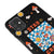 Samsung M51 Stay Groovy Telefon Kılıfı - Renkli Silikon - Siyah