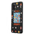 Samsung S20 Plus Stay Groovy Telefon Kılıfı - Renkli Silikon - Siyah
