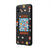 Samsung A04 Stay Groovy Telefon Kılıfı - Renkli Silikon - Siyah