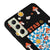Samsung S21 Stay Groovy Telefon Kılıfı - Renkli Silikon - Siyah