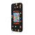 Samsung S22 Stay Groovy Telefon Kılıfı - Renkli Silikon - Siyah